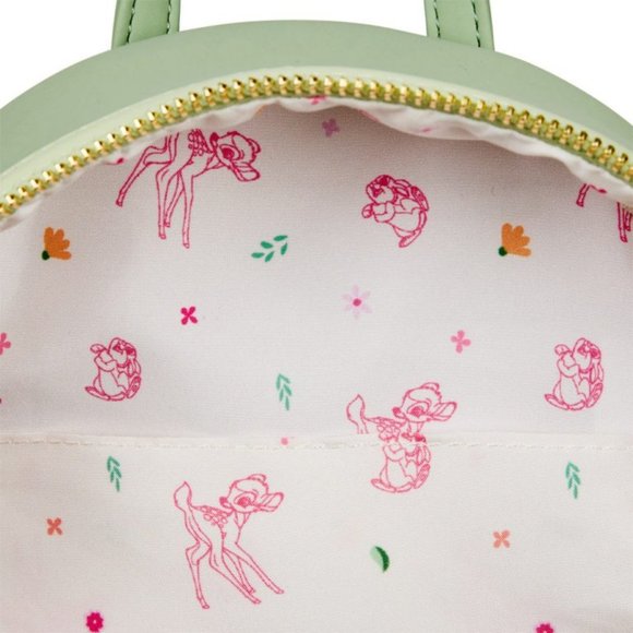 NWT Loungefly Exclusive Disney Bambi and Flower Springtime Mini Backpack - Picture 3 of 6